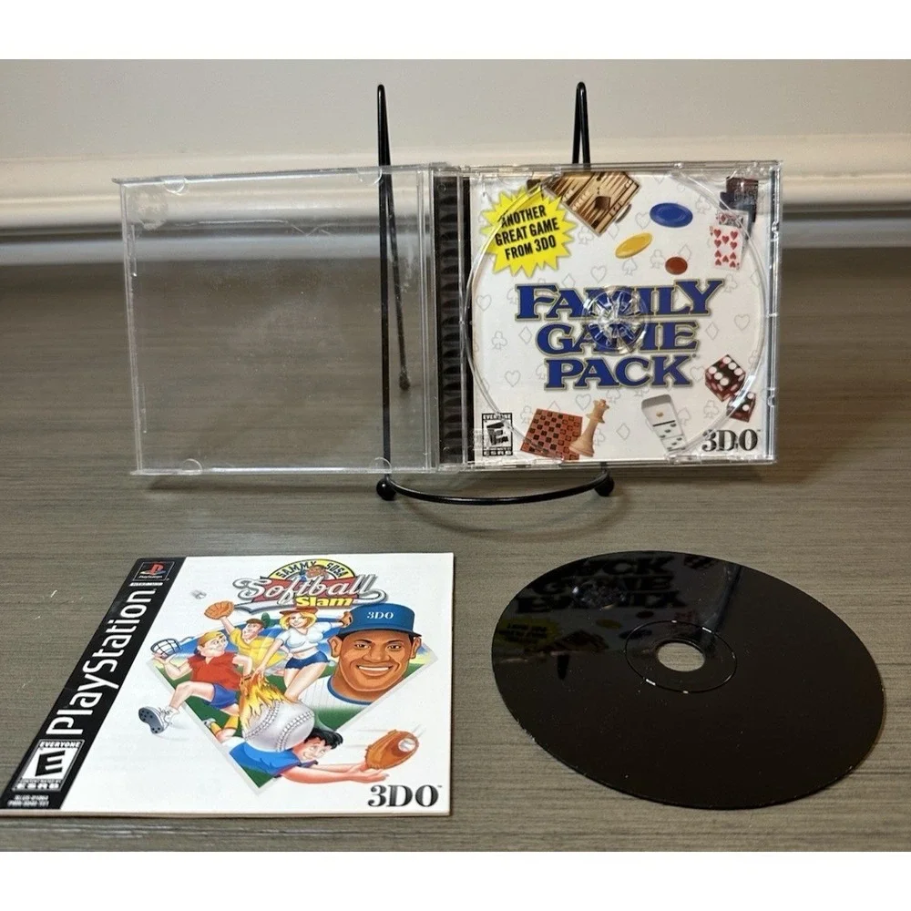 PS1 Baseball Lot - Pennant Race, Sammy Sosa Softball Slam, High Heat, and MORE
